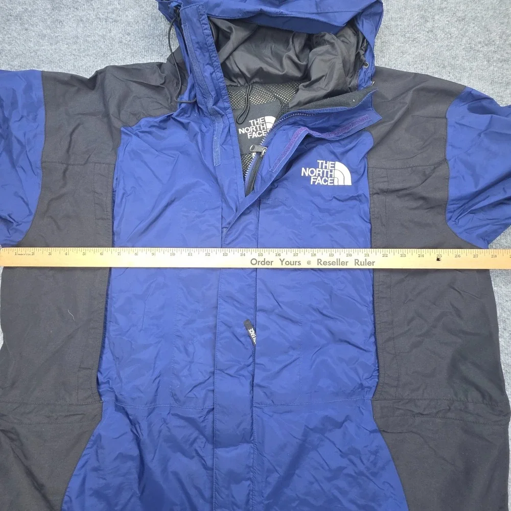 The North Face Gore-Tex Hooded Jacket Men's XXL Blue Black Waterproof Shell